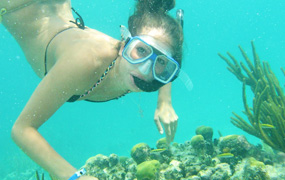 picture of snorkeling excursion with Scuba Libre