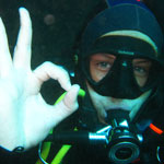 picture of Dive Master student with Scuba Libre