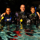 picture of dive training with Scuba Libre