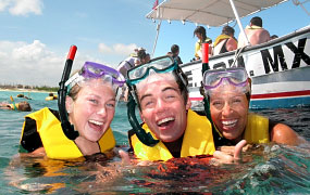 picture of snorkeling with Scuba Libre in Playa del Carmen, Mexico